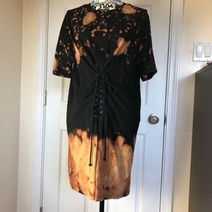 Better be ❤️ brand tye dye dress with corset look